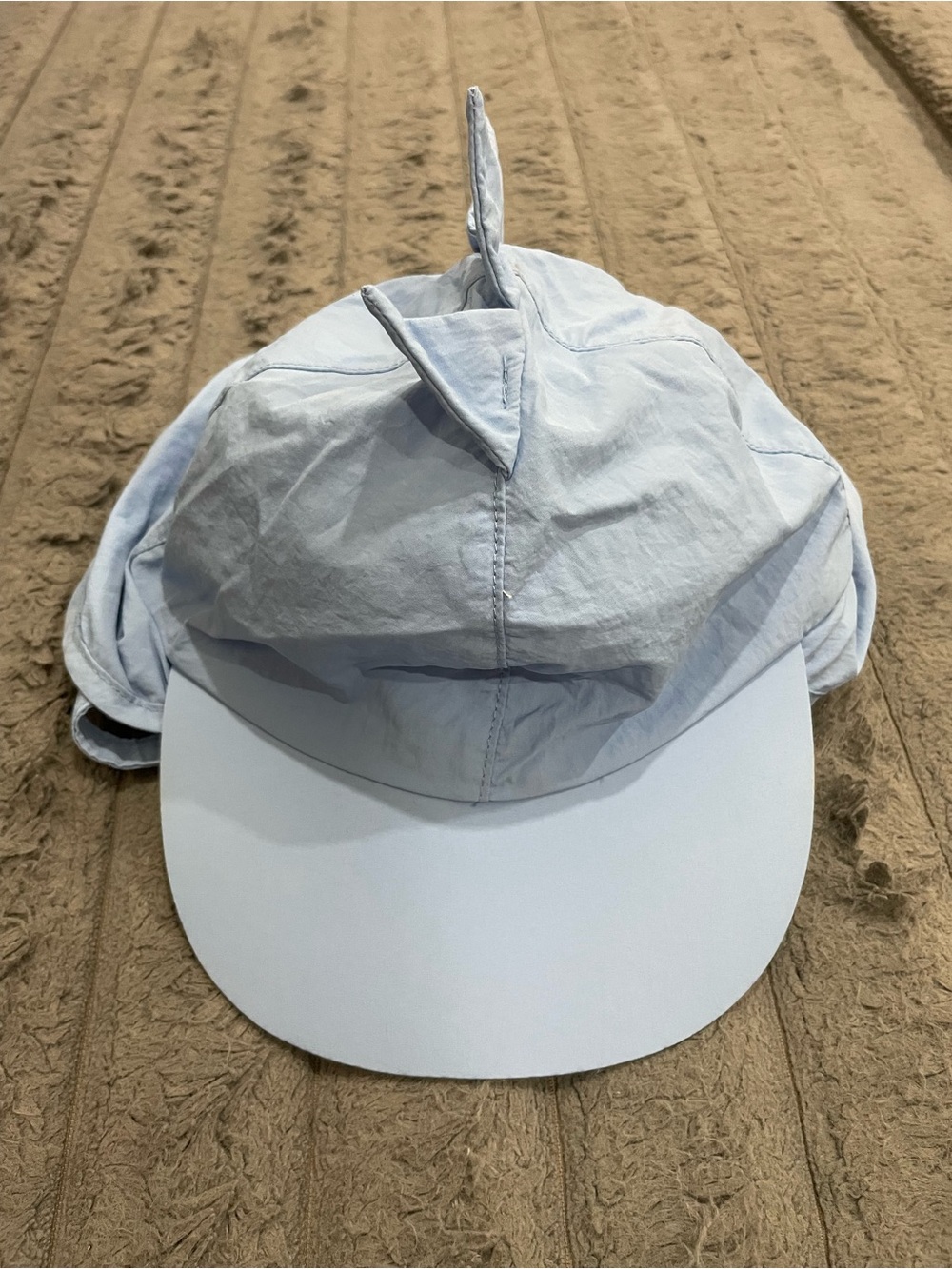 Old Navy Light Blue Kids Sun Cap with Ear Flaps